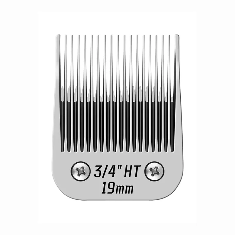 

Съемные лезвия из нержавеющей стали для ухода за собаками 3/4HT, совместимые с машинками для стрижки собак Andis/Oster A5, Wahl KM10, длина резака