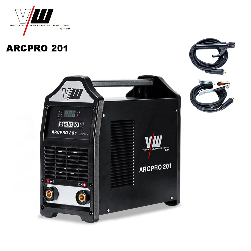 VECTOR WELDING Welder MMA Manual Metal Arc Welding Hot Start Adjustment Inverter Welding Machine Mobile 230V ARC PRO 201