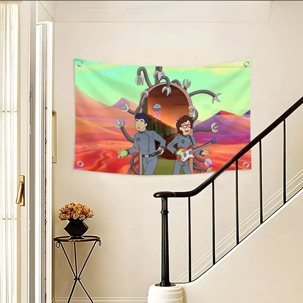 Cool anime Infinity Train Flags Custom Camping Outdoor Garden room Decor Backdrops Wall Art Family Gifts