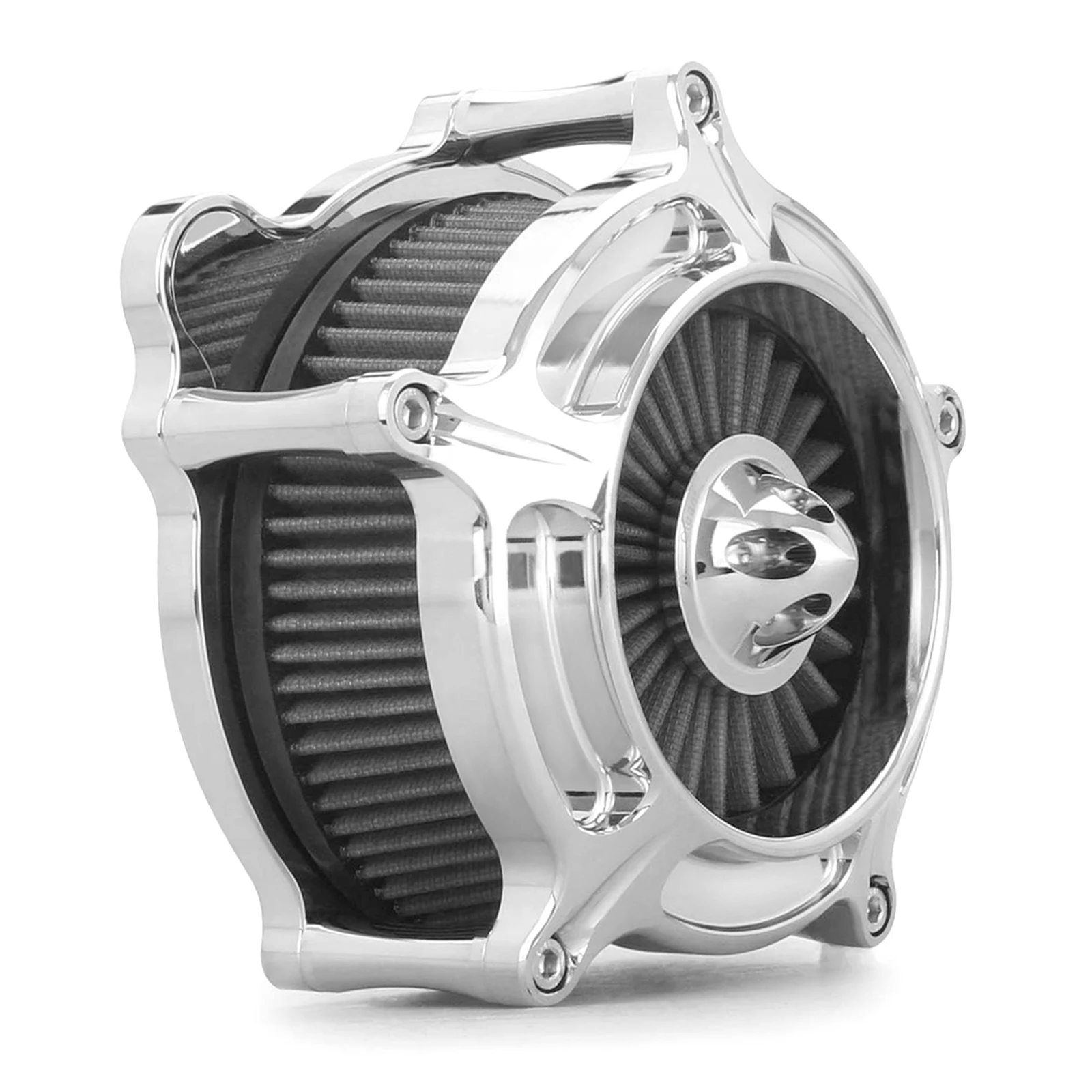 

Chromed Turbine spike Air Cleaner filters for harley sportster XL1200C XL883C Road Glide FLTR Electra Glide FLHT Road King FLHR