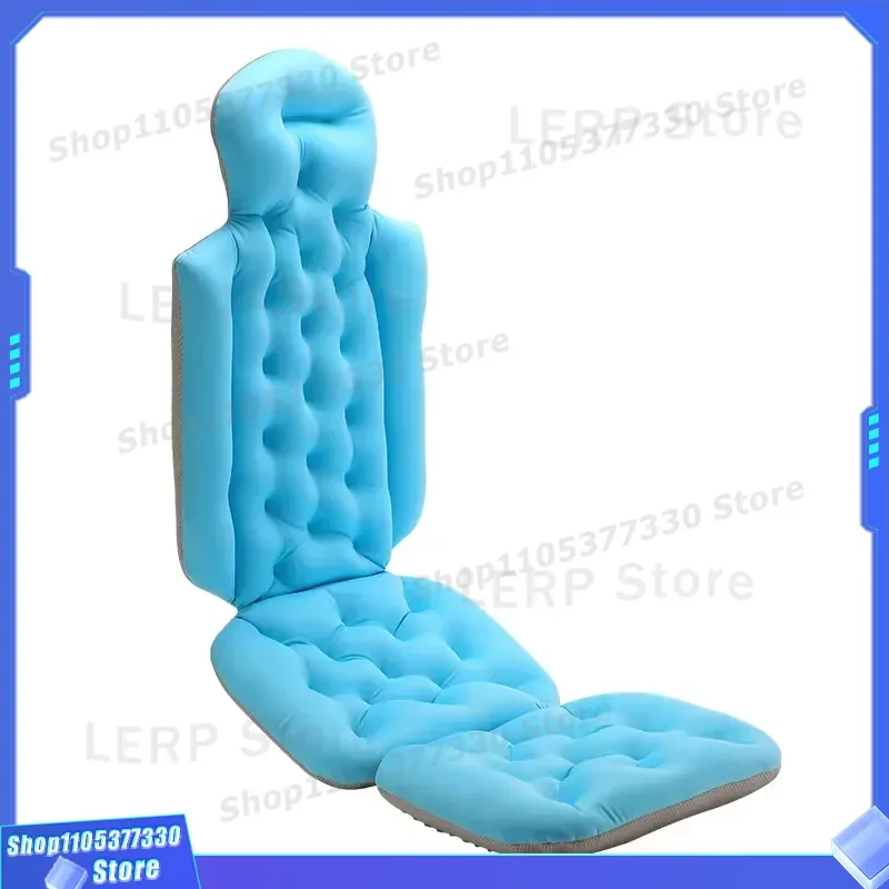 Extended Bathtub Pillow Full Body Bath Mat for Adult Double Seat Non Slip Small Suction Cup Hot Sale Bathroom Accessories