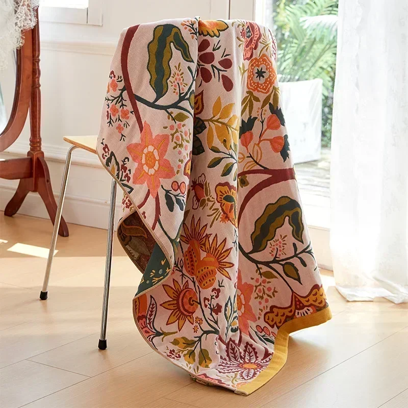 Cozy Cotton Gauze Bath Towels For Adults Household Absorbent Quick-Dry Bathroom Large Towel 90X180CM Soft Comfortable Wrap