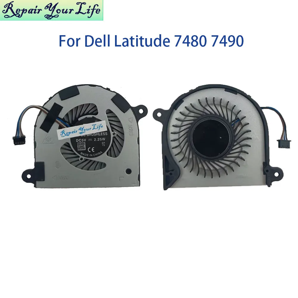 02T9GV CPU Cooling Fan For Dell Latitude 7480 7490 E7480 E7490 CN-02T9GV 2T9GV EG50040S1-C910-S9A Notebook PC Cooler Fans New