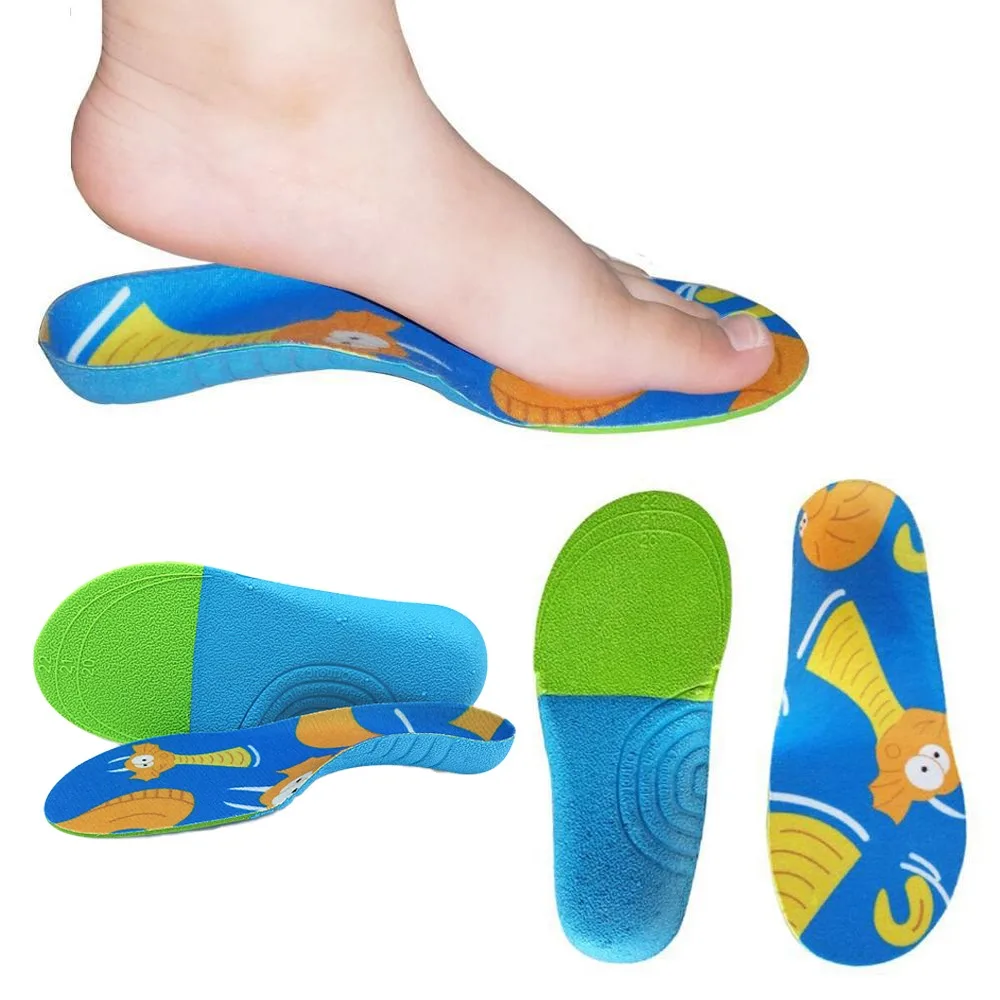 Arch Support Kinder Bogen Einlegesohlen Kissen Polsterung Einlegesohle Fuß Stoßdämpfer Orthesen Einlegesohle Plattfuß Orthopädische