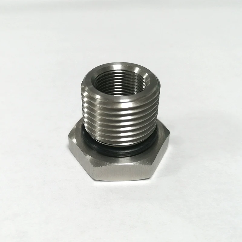 

1PCS 1/2-28 to 3/4-16 stainless steel oil filter thread adater