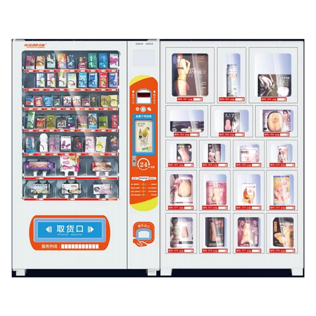 adult stores hygienic products vending machine with auto locker