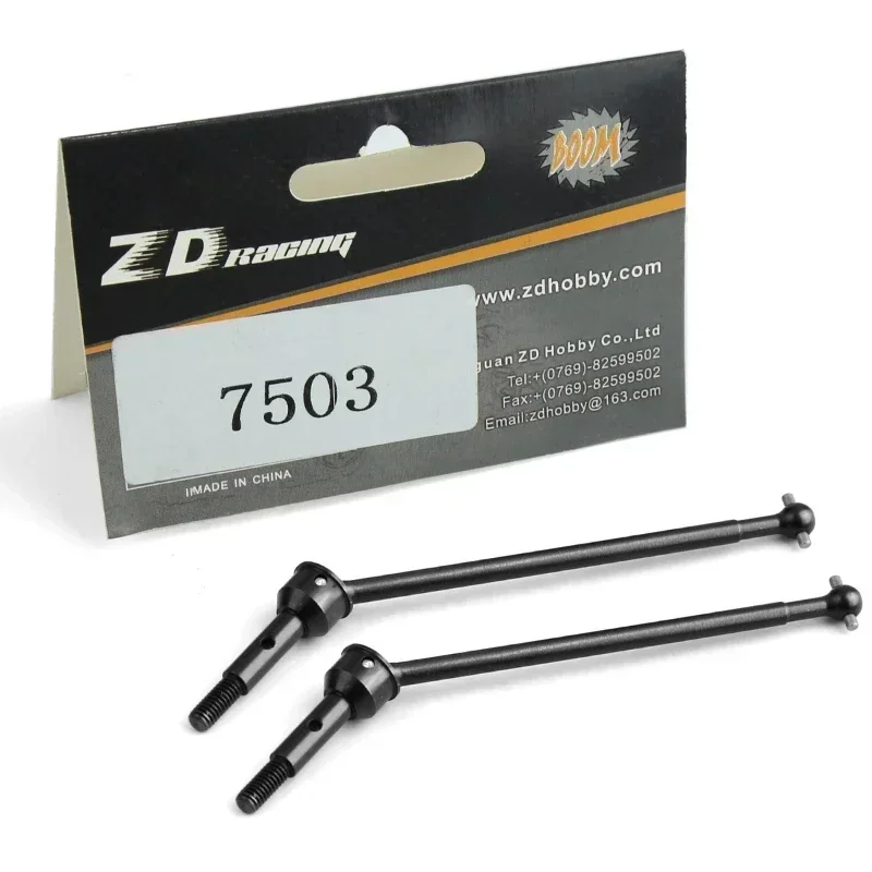 

2Pcs ZD Racing 1/10 DBX-10 10421-S RC Buggy Desert ROCKET Truck Car Accessories Metal Front Dog Bone CVD Drive Shaft 7503