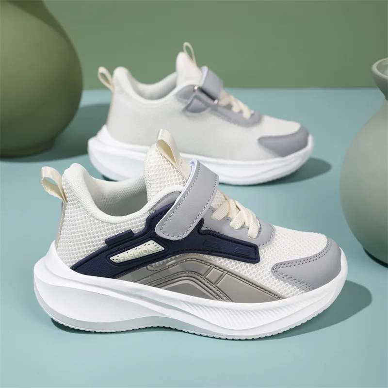 

Lightweight Kids Sneakers Boys Girls Non-slip Soft Sole Running Shoes Breathable Casual Footwear For Toddler Outdoor Activity