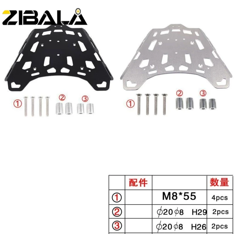 2025 Per Tiger 900 Rally Pro GT Pro Tiger 850 Sport Tiger 1200 Rally Pro Explorer Portapacchi posteriore Supporto per coda Staffa per mensola