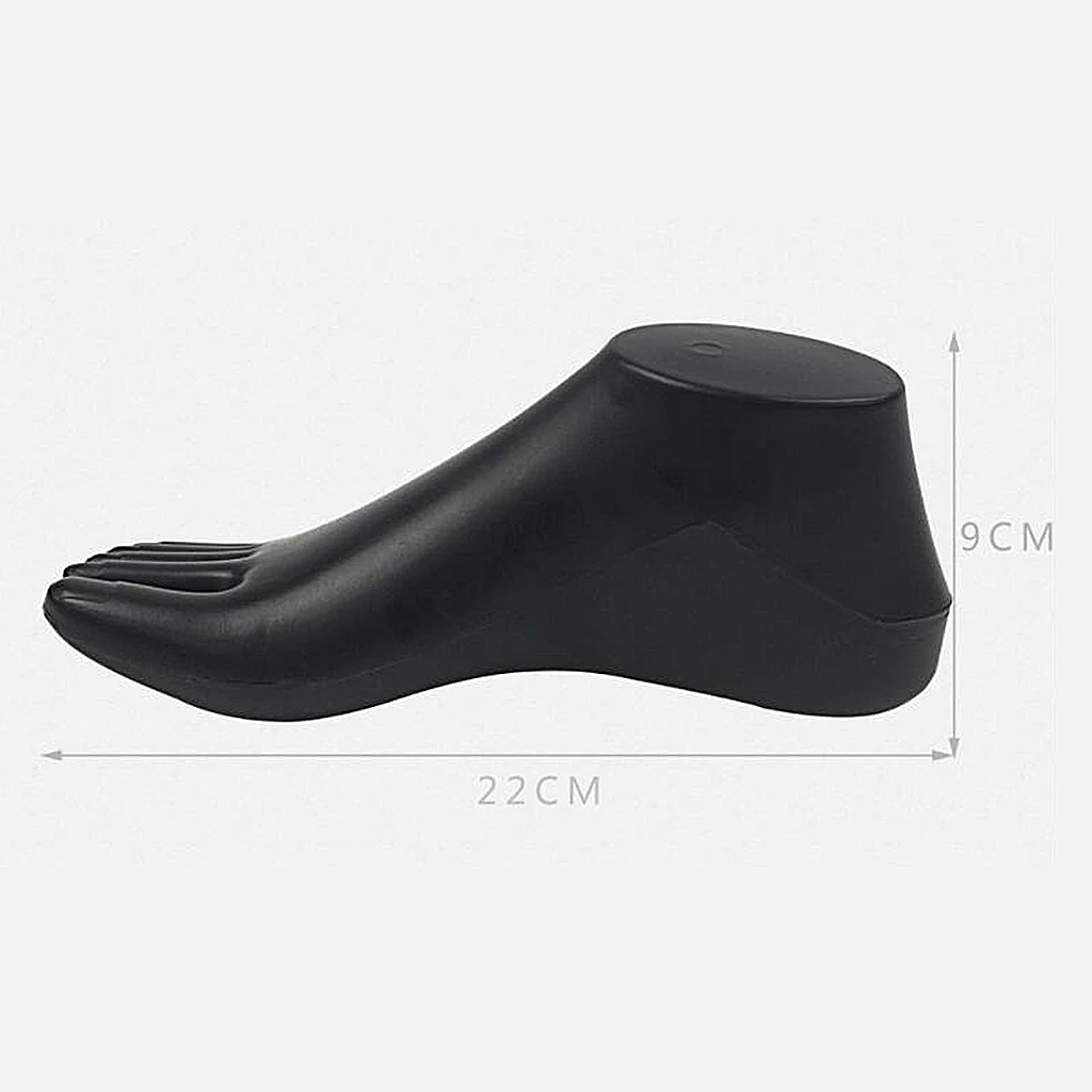 Plastic Female Foot Mannequin Foot Model Adult Size Display Prop for Shoe Stores Socks Jewelry Racks