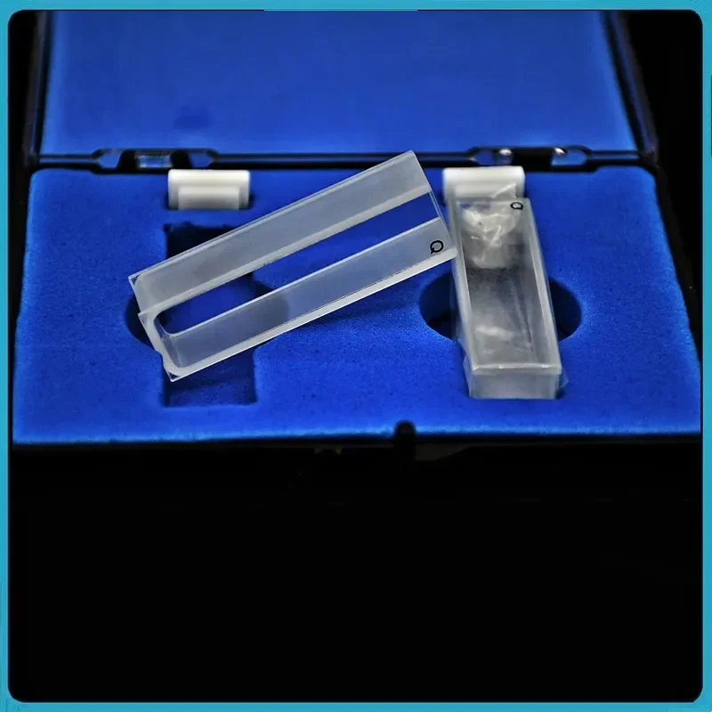 Quartz Cuvette Light Path 10mm Quartz Absorption Cell 3.5ml Liquid Sample Cell Spectrometer Cell Molten Sintering Technology