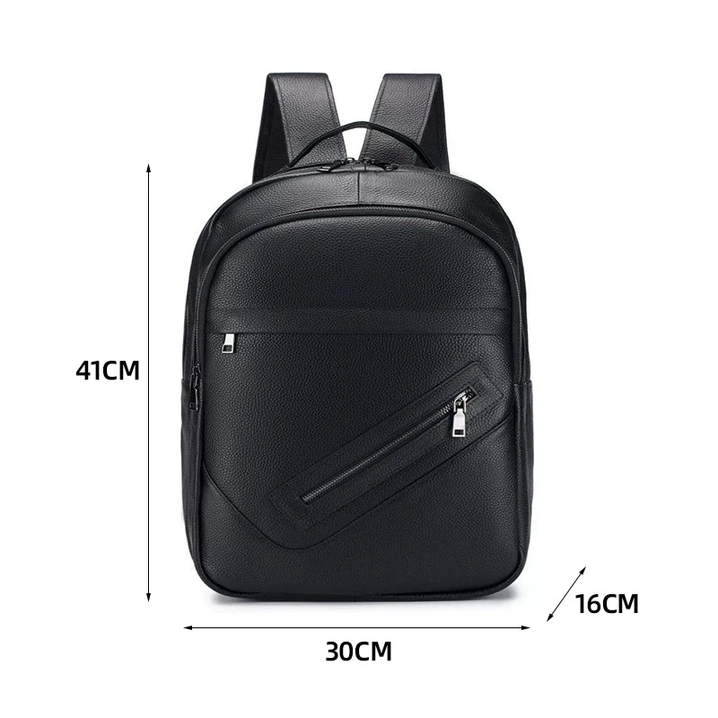 Black Genuine Leather Laptop B - đánh giá và giá Leather Work Rucksack Mens