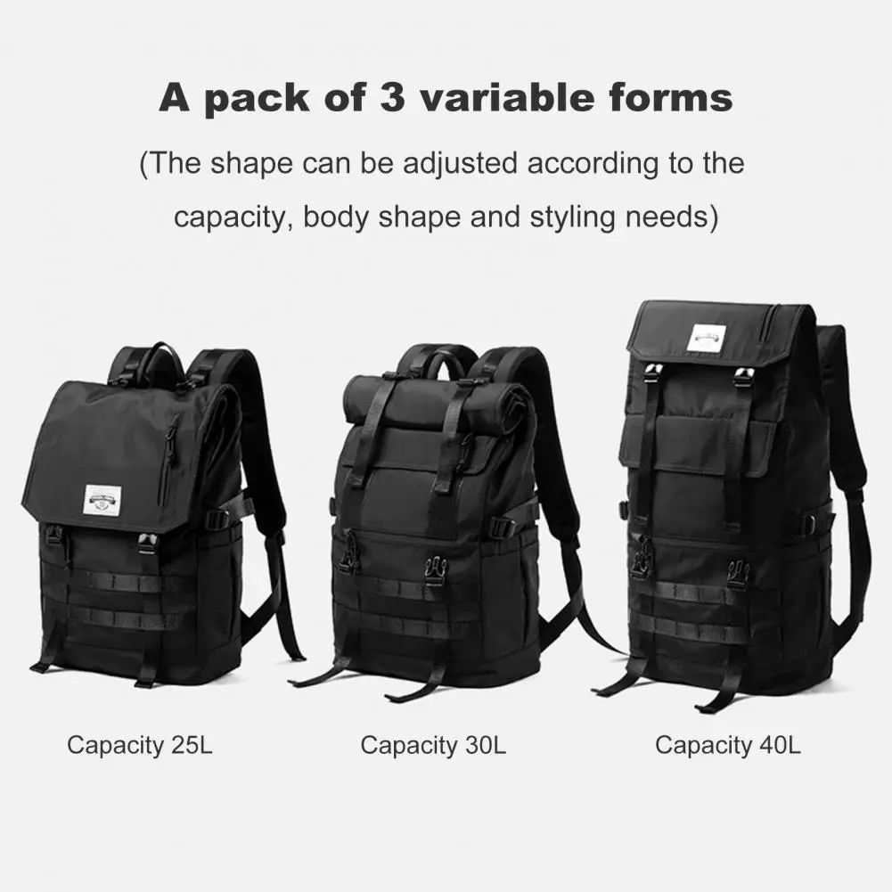 Waterproof Laptop Backpack Men Overnight Backpack Capacity Travel Backpack for 17 Inch Computer with Expandable for Business