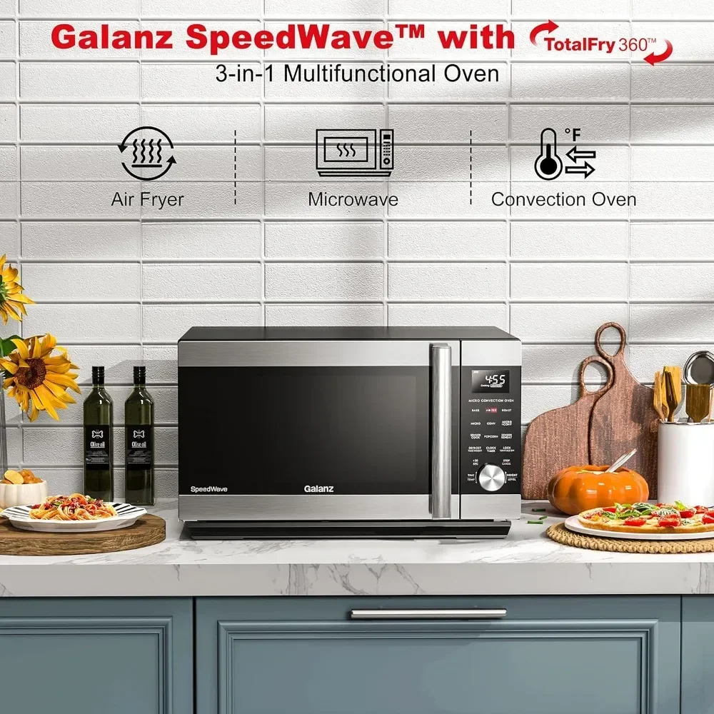 3-in-1 SpeedWave with TotalFry 360, Microwave, Air Fryer, Convection Oven with Combi-Speed Cooking