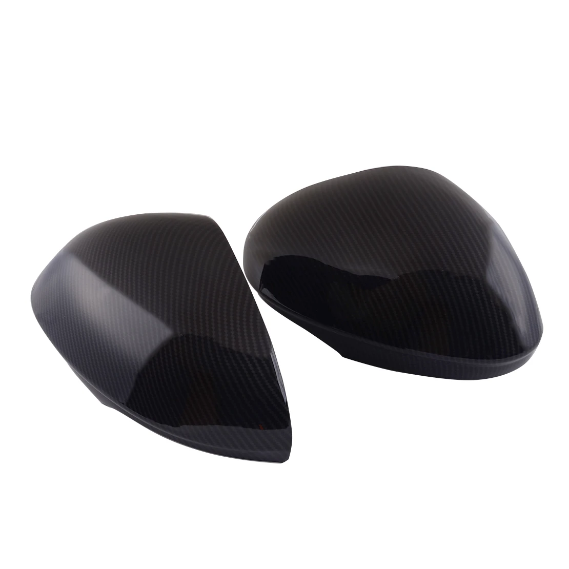 

1 пара ABS углеродного волокна, боковая крышка зеркала заднего вида, накладка на дверное зеркало, подходит для Alfa Romeo Giulia 2017 2018 2019 2020