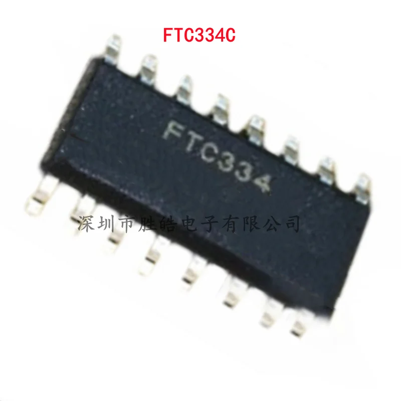 

(10PCS) NEW FTC334C FTC334 Capacitive Touch Key Processing Chip SOP-16 FTC334C Integrated Circuit