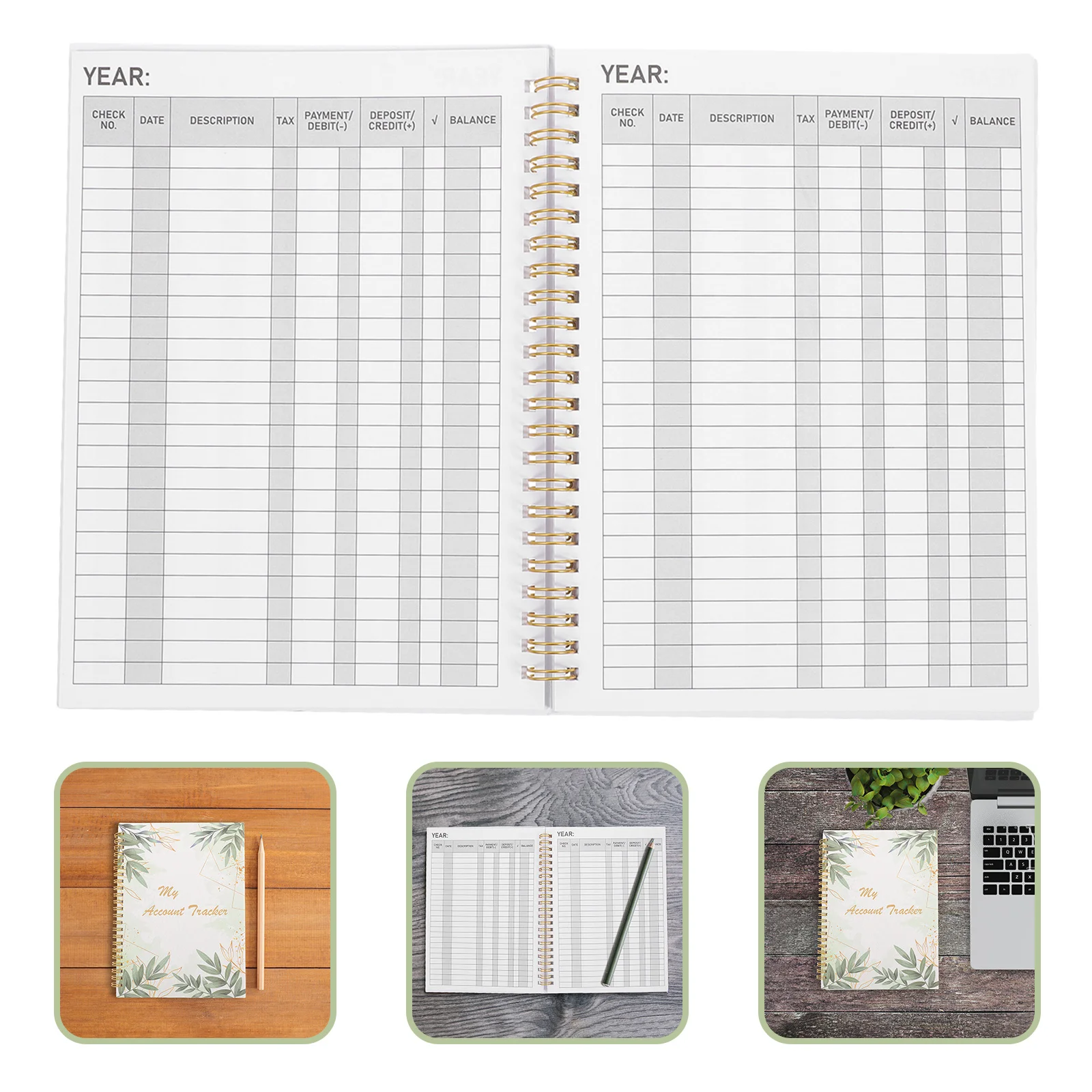 1 تحقق من حسابات التسجيل، دفتر شيكات التوازن، سجل المنظم المالي، إدارة الإيصالات، دفتر الأستاذ المحاسب