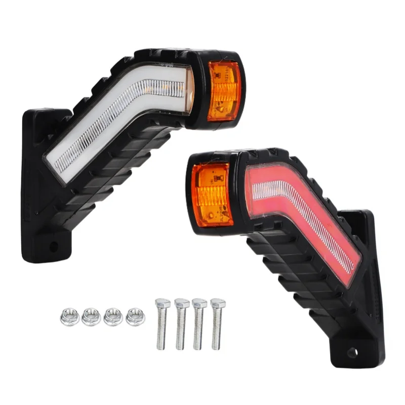 

2pcs LED Tail Light IP68 Waterproof 1500LM High Brightness Brake Indicator Lamp For Truck Boat RV