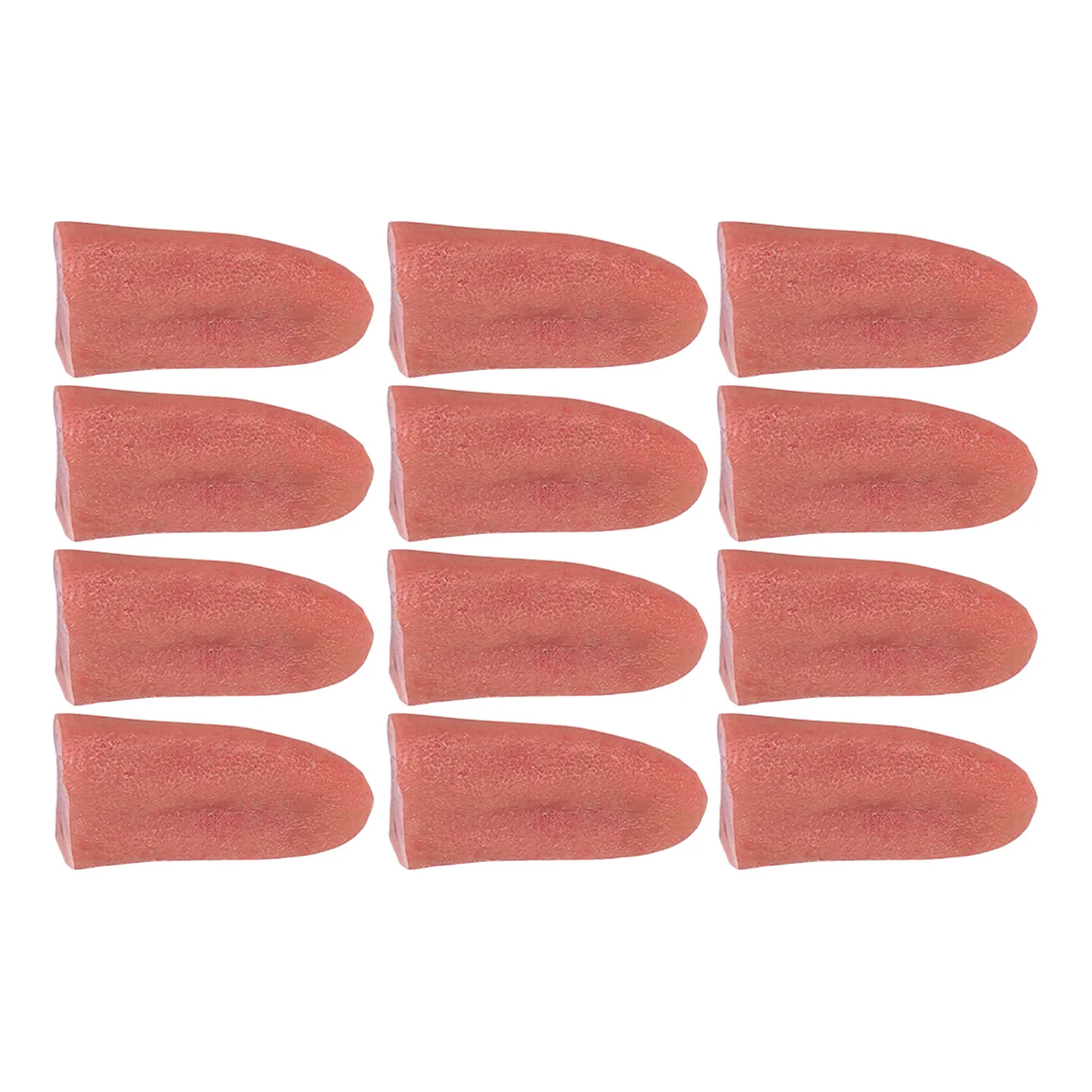 

12pcs Fake Colored Realistic Simulation Props For Halloween Simulation Tongue Party Prank Decor Stage Cosplay Tricky