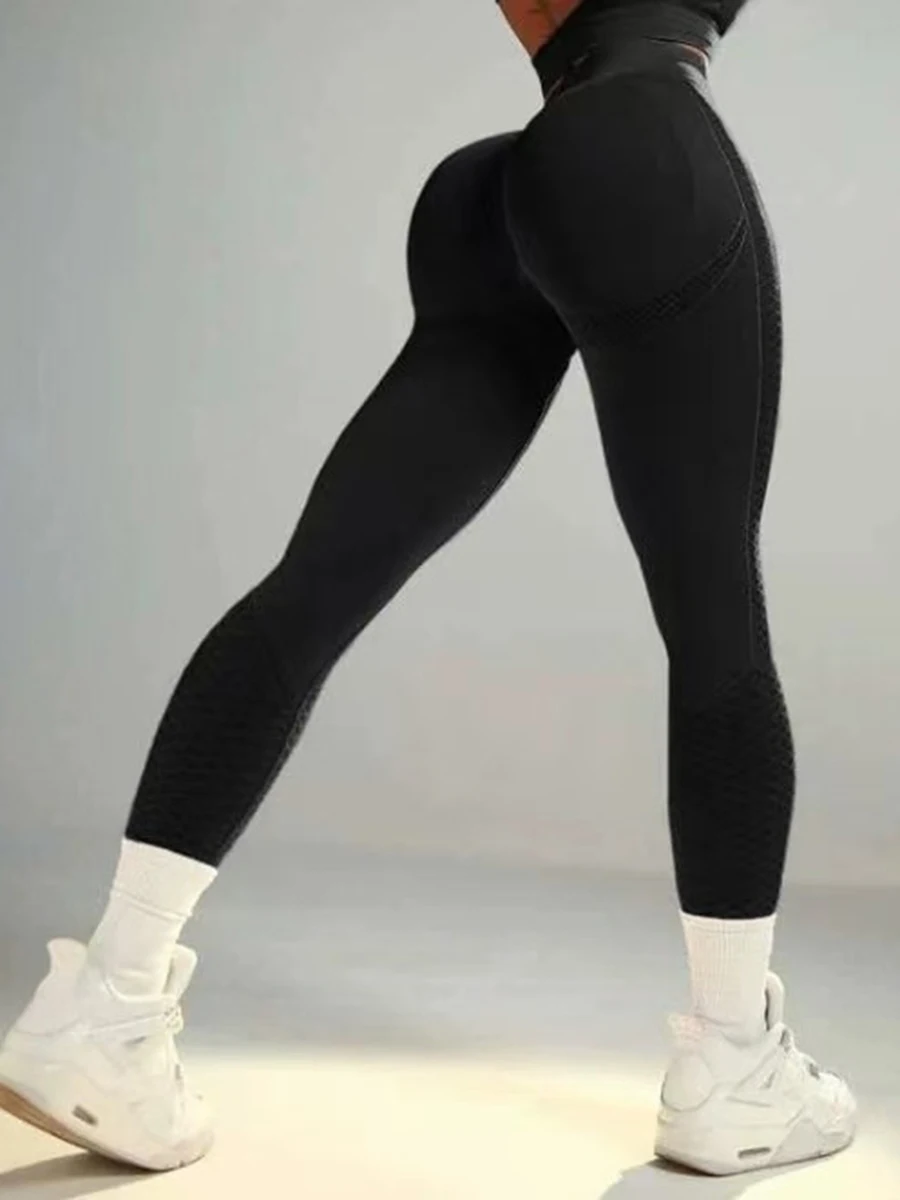 High Waist Yoga Leggings for Women with Stretchy Fabric and Hip-Lifting Design Perfect for Exercise Running and Sports