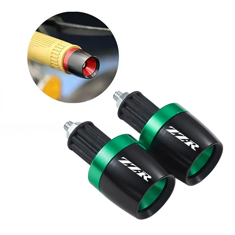 

2PCS Motorcycle Handlebar Grips Ends Handle Bar Cap End Plug For Kawasaki ZZR250 ZZR600 ZZR1200 ZZR1400 ZZR 250 600 1200 1400