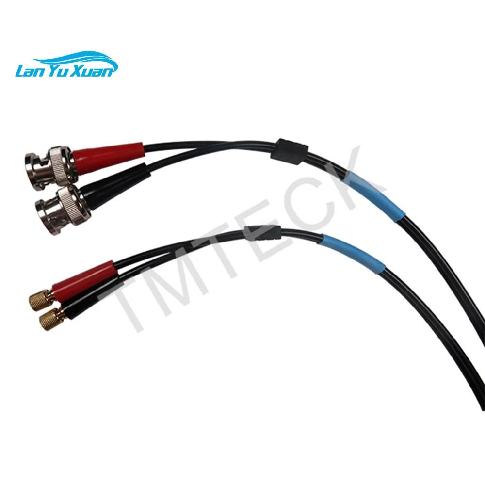 Dual cables Microdot to BNC  Industrial coaxial cable