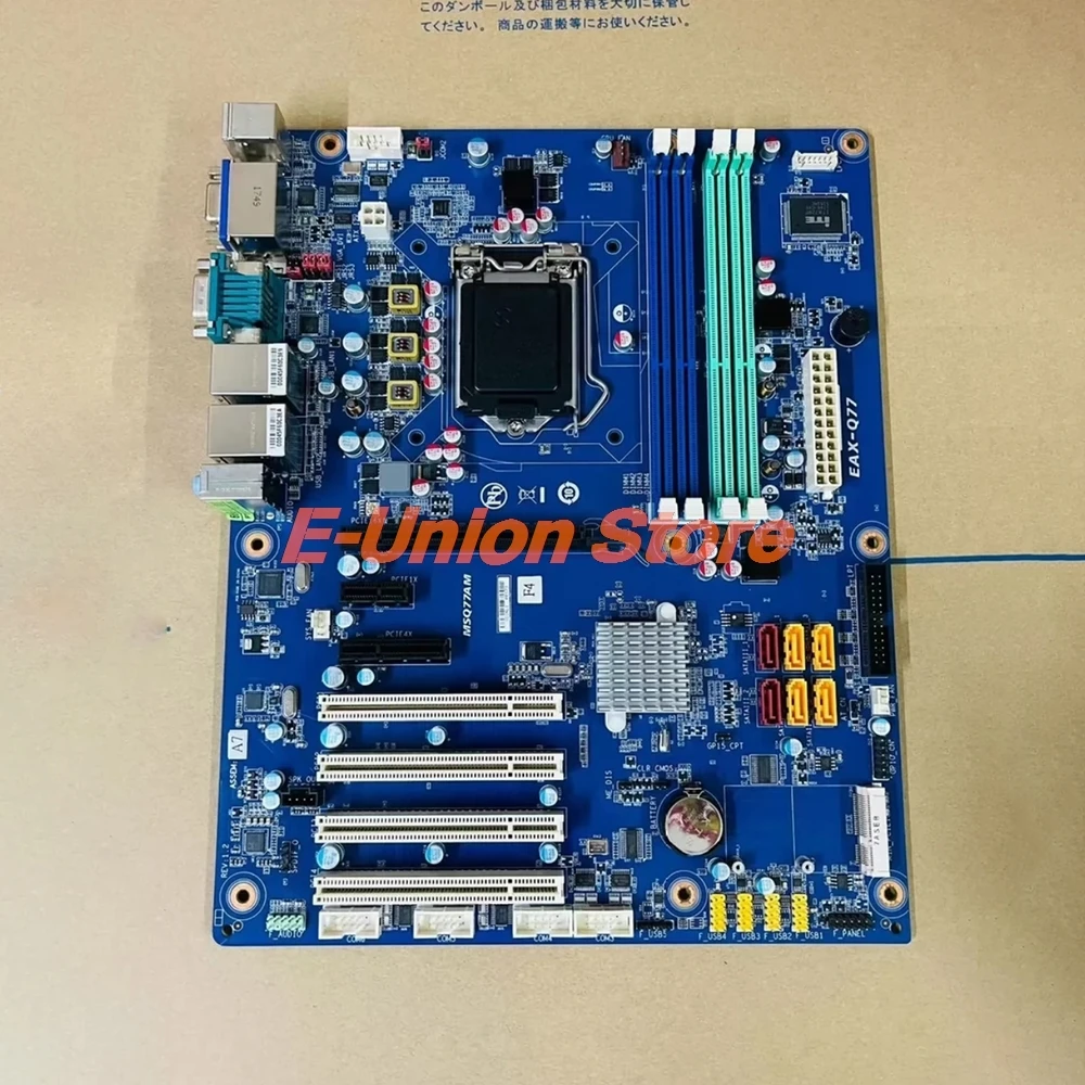 EAX- Q77 EAX-Q77-A1R MSQ77AM 1155 Industrial Motherboard Works Perfectly