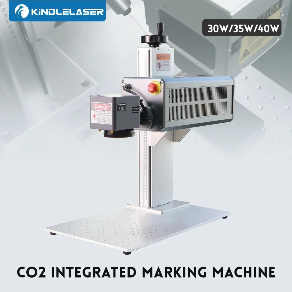 Kindlelaser CO2 Laser Engraver Marking Machine 30W 35W 40W 10.6μm Integrated Structure Body Design Marking Machine CNC Design