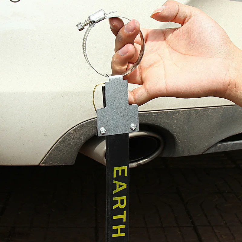 Car Anti-static Strip Grounding Copper Wire Belt Eliminate Static Electricity Prevent Auto Ignition Car Safe Driving Accessories
