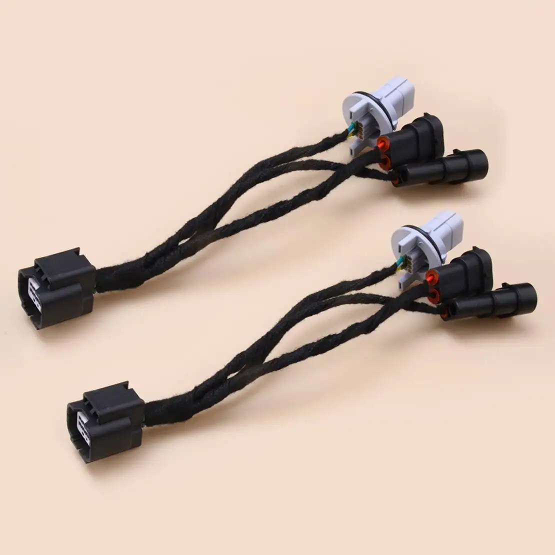 2pcs Halogen To LED Modify Headlight Adapter Wire Harness Fit For Honda CRV 2017 2018 2019 2020