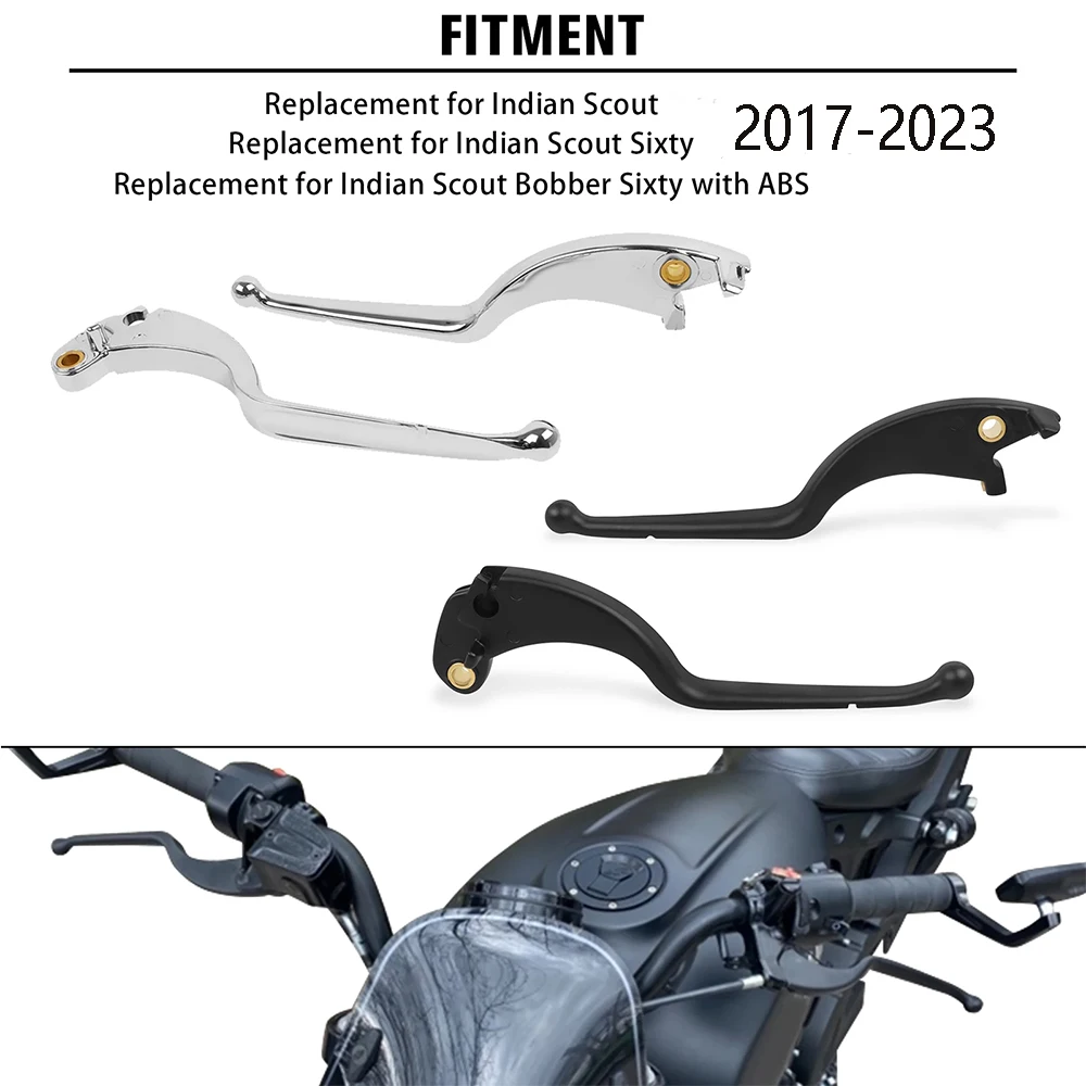 

For Indian Scout Sixty Bobber 2017-2023 Motorcycle Accessories Brake Clutch Levers Adjustable Lever