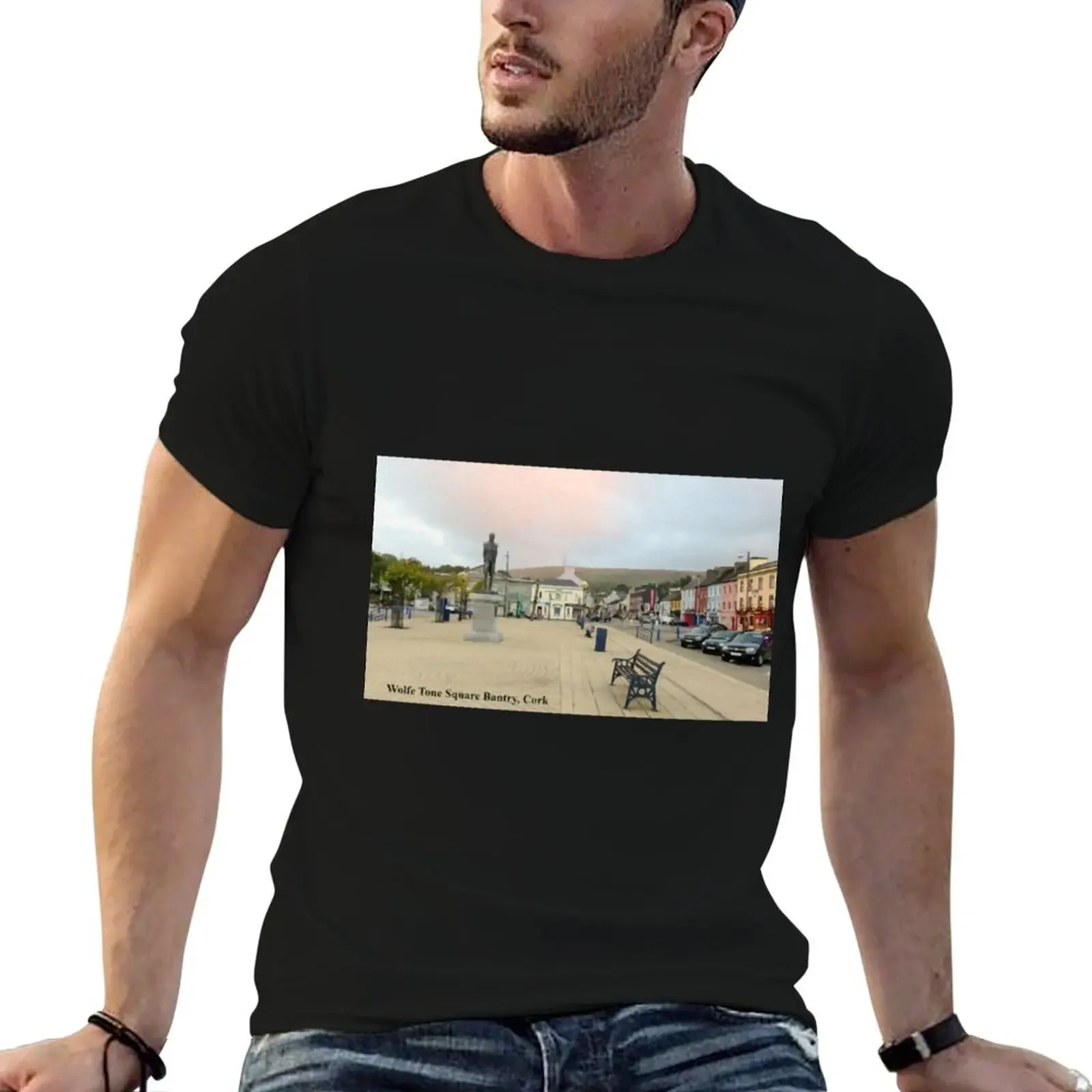 

Wolfe Tone Square T-Shirt sports fans custom shirt luxury t-shirt men clothing
