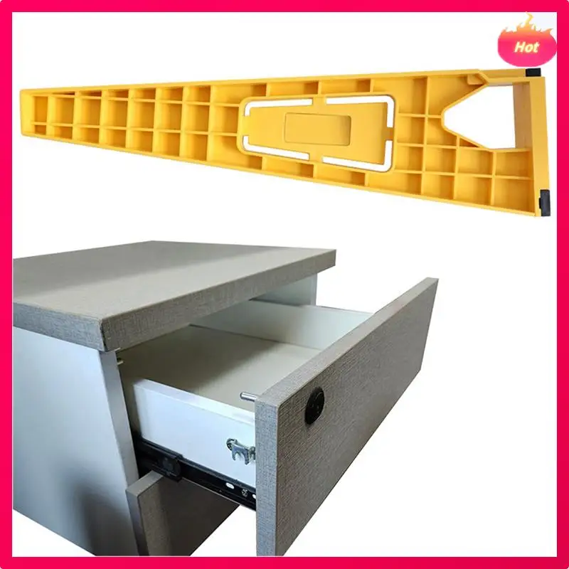 2Pcs Drawer Guide Rail Installation Locator Rail Fixer Woodworking DIY Auxiliary Tools