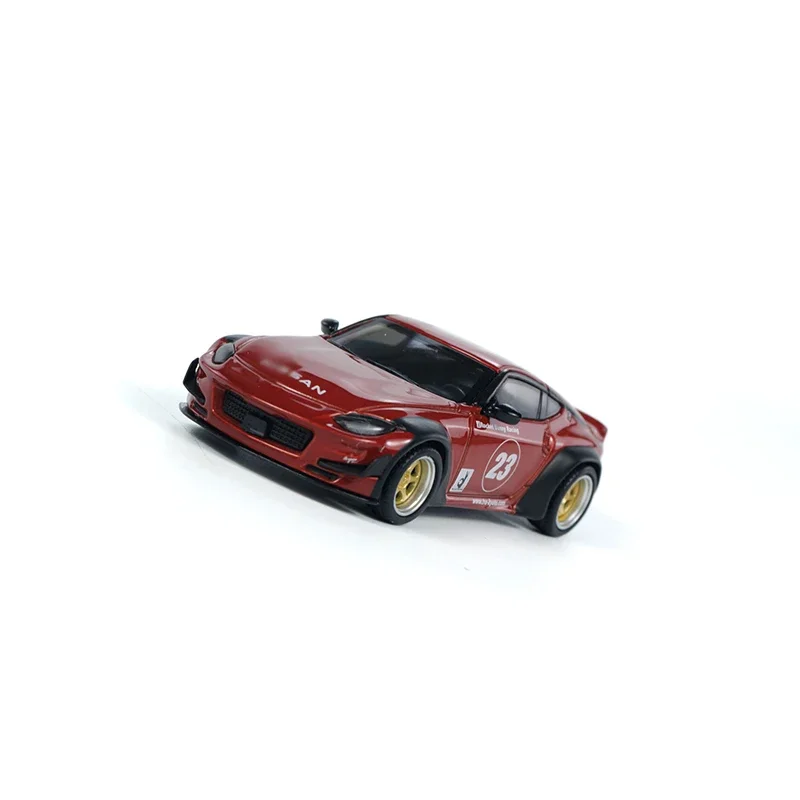 MINIGT 1:64 coche de juguete, vehículo deportivo de aleación fundido a presión, Colección #722, Rojo