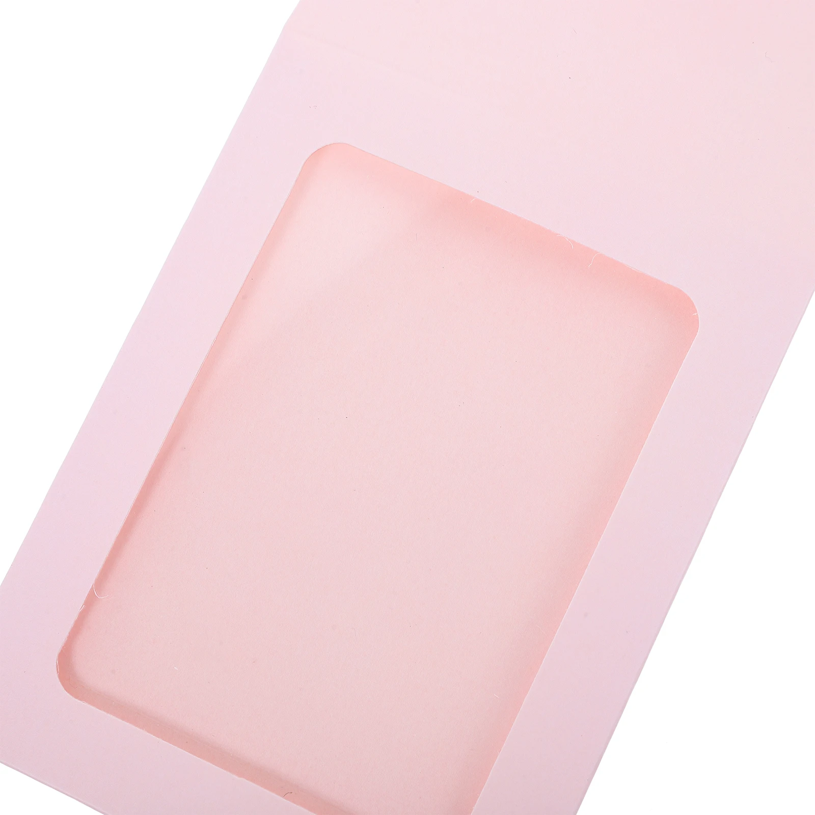 

20 Pcs Open Window Envelope Cover Sleeves Clear Color Covers Card Collection Display Stand Small Mother