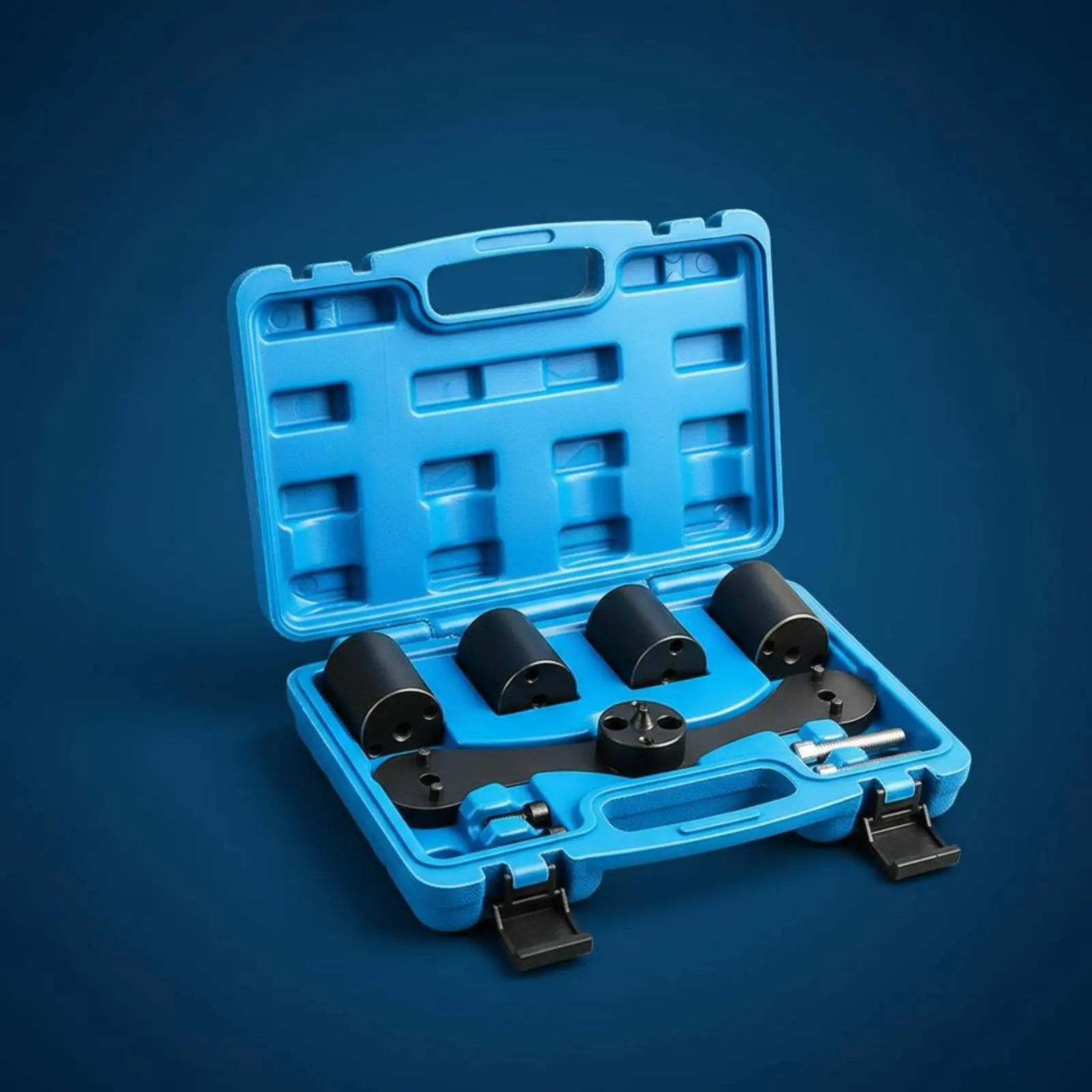 

9 Pieces Counterweight Shaft Alignment Tool Kit Wide Application Engine Counterweight Shaft Tool Storage Storage Container