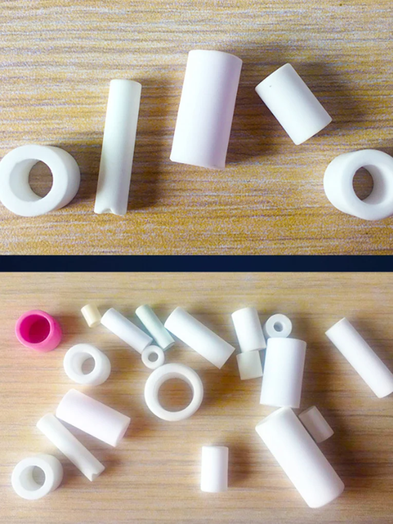 ID 0.6-20mm Single Hole Alumina Ceramic Tube Insulation Resistance High Temperature Hollow Thermocouple Protection Ceramic Tube