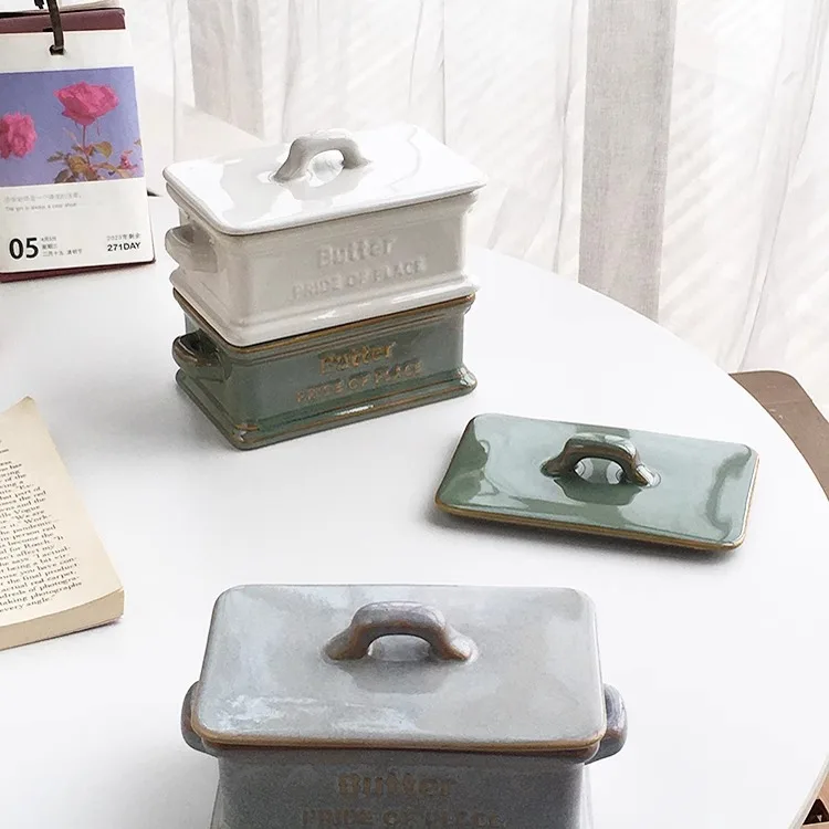 

Annie Garden European Sle Cerc Butter Cr Box Ящик для хранения украшений для еды Многофункциональный Di Se Food Contact