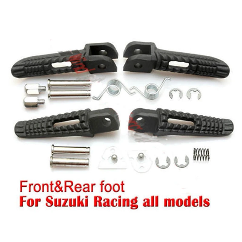 Motorcycle Front Rear Footrests Motor Foot Pegs Pedal For SUZUKI GSXR600 GSXR750 GSXR SV650 SV1000 GSXR1000 2008-2001