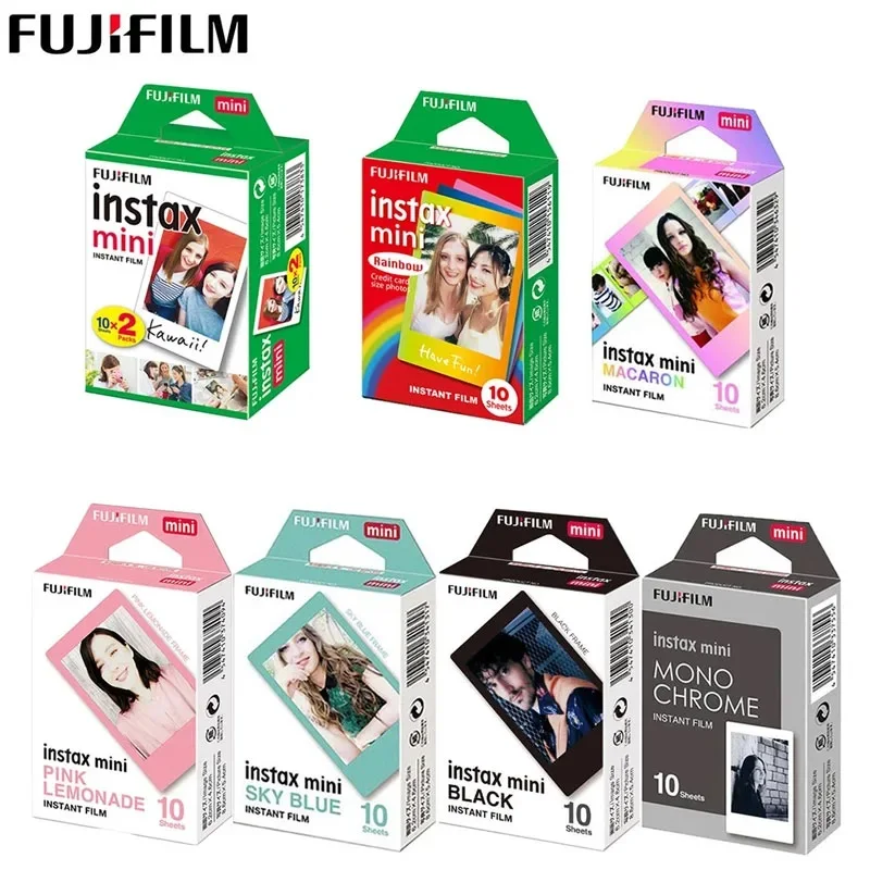 Classic Fujifilm Instax Mini 8 Film Monochrome 30pcs For Mini 300 7s 7  50s 50i 90 25 dw Share SP-1 Instant Photo Camera