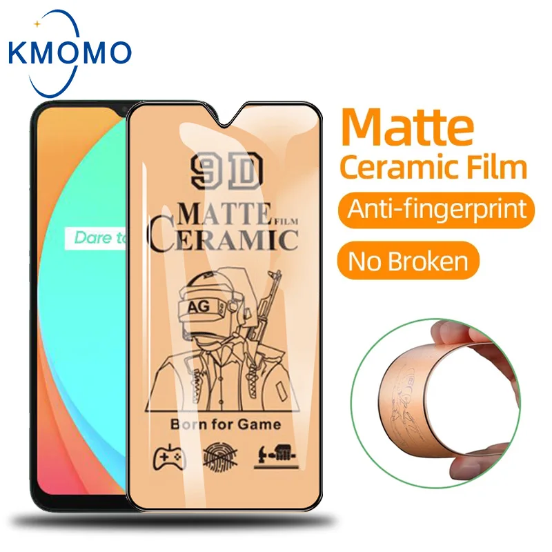 Ceramic Matte Film Realme C67 C65 C63 C61 C51 C53 C55 C35 C33 C30 C30s C25 C25s C21y C25y C11 Anti-Fingerprint Screen Protector