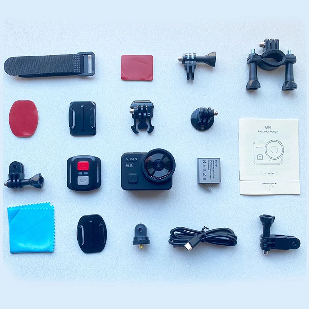 Action Camera 4K 60fps bicycle camera Electronic Stabilizer cam WiFi Sport camera Helmet Video Recording Action Cameras 5k 30fps