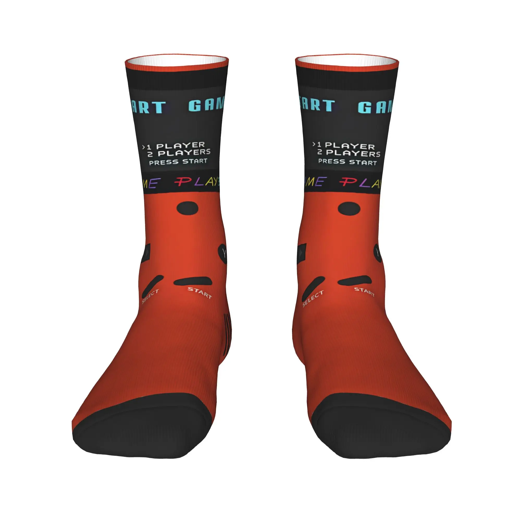 Games Console 2D Flat Cartoon Socks Creative Game Console Stockings Non Slip Men Socks Warm Soft Winter Fashion Outdoor Socks