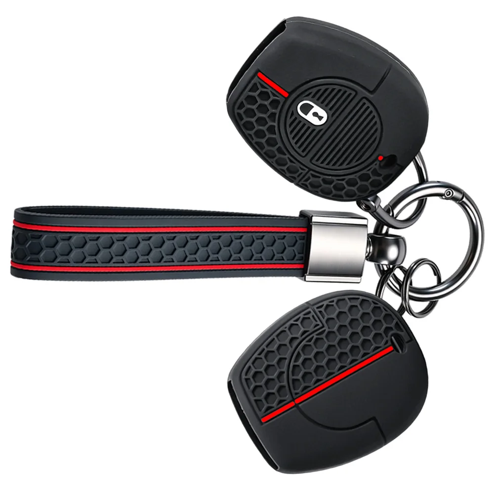 Silicone Key Case Cover For Nissan Navara X-Trail Almera Tino Primera Terrano Micra Patrol Keychain Fob Shell Holder Protector