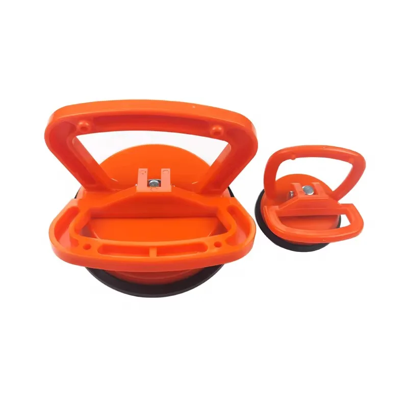 2Pcs Suction Cup Lifter Handheld Lifting Clamps Glass Puller Power Grip Vacuum Lifter Tiles Lifting Tool Suction Moving Tools