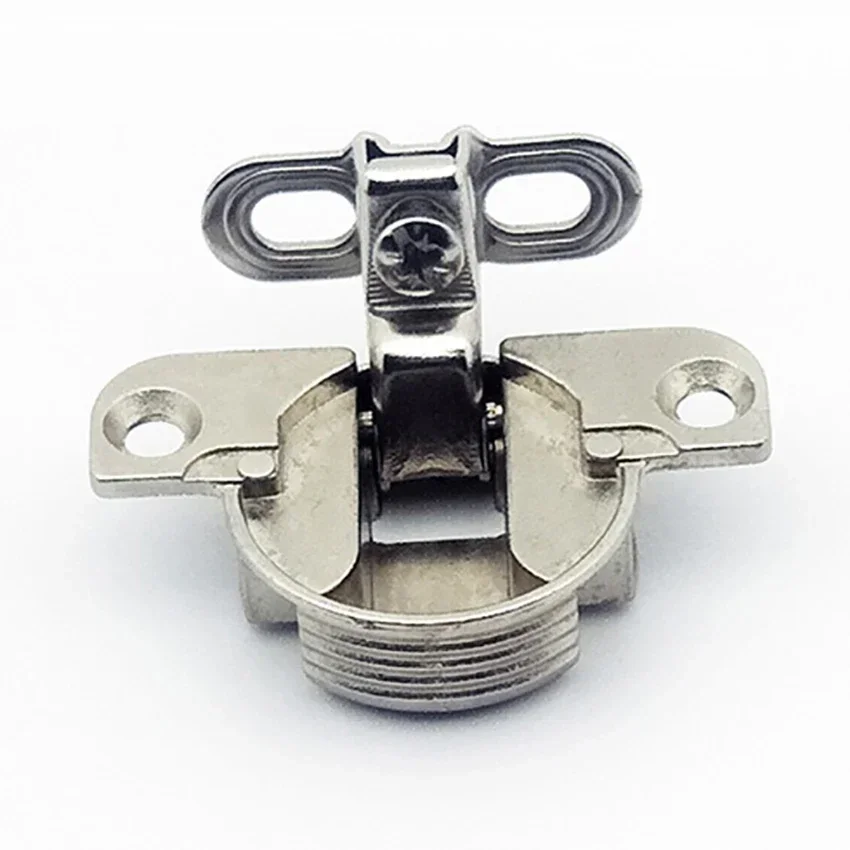 2Pcs/set 35 Cups Door Side Hinge Kitchen Cabinet Door Spring Hinges, Household Sliding Door Hidden Hinge Furniture Hardware
