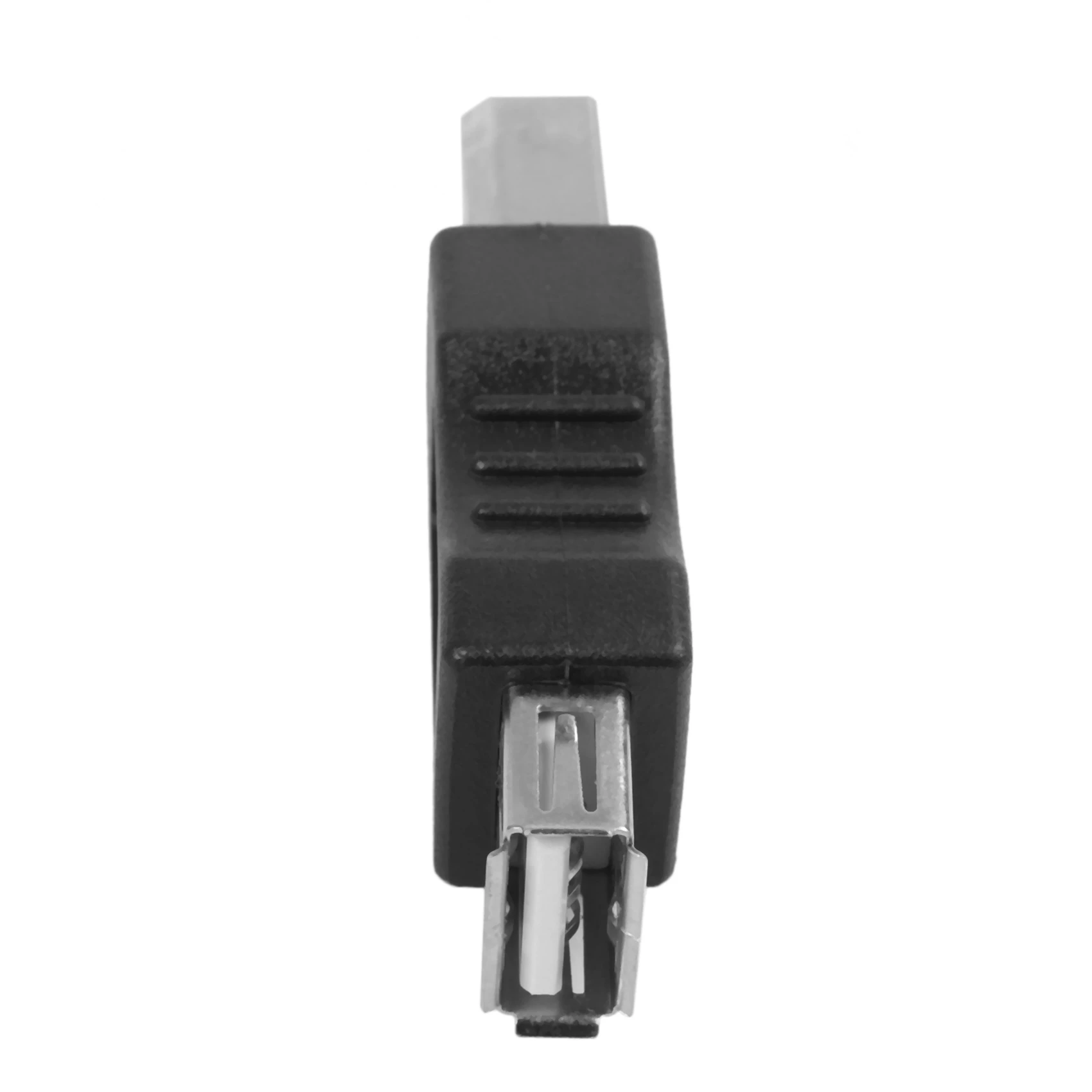 N75R-2X Adaptor Printer USB Tipe A Wanita - Tipe B Pria Warna Hitam Perak