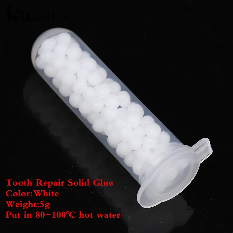Kit de réparation temporaire des dents, 1 boîte, fausses dents et espaces, colle solide, outil de beauté des dents, prothèse adhésive, blanchiment des dents