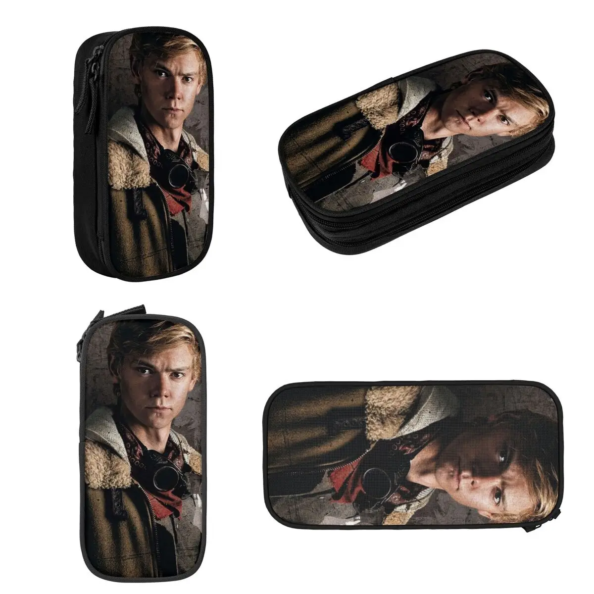 Imagem -02 - Grande Armazenamento Pen Bags para Meninos e Meninas Bolsa de Papelaria Novo Maze Runner The Death Cure Pen Box