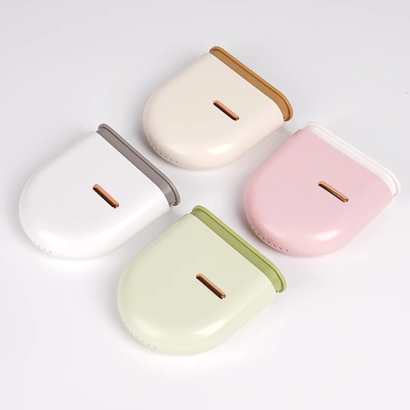 Invisible Braces Box, Portable Pull-Out Orthodontic Holder Storage Box, Small and Convenient Dust Box for Dentures